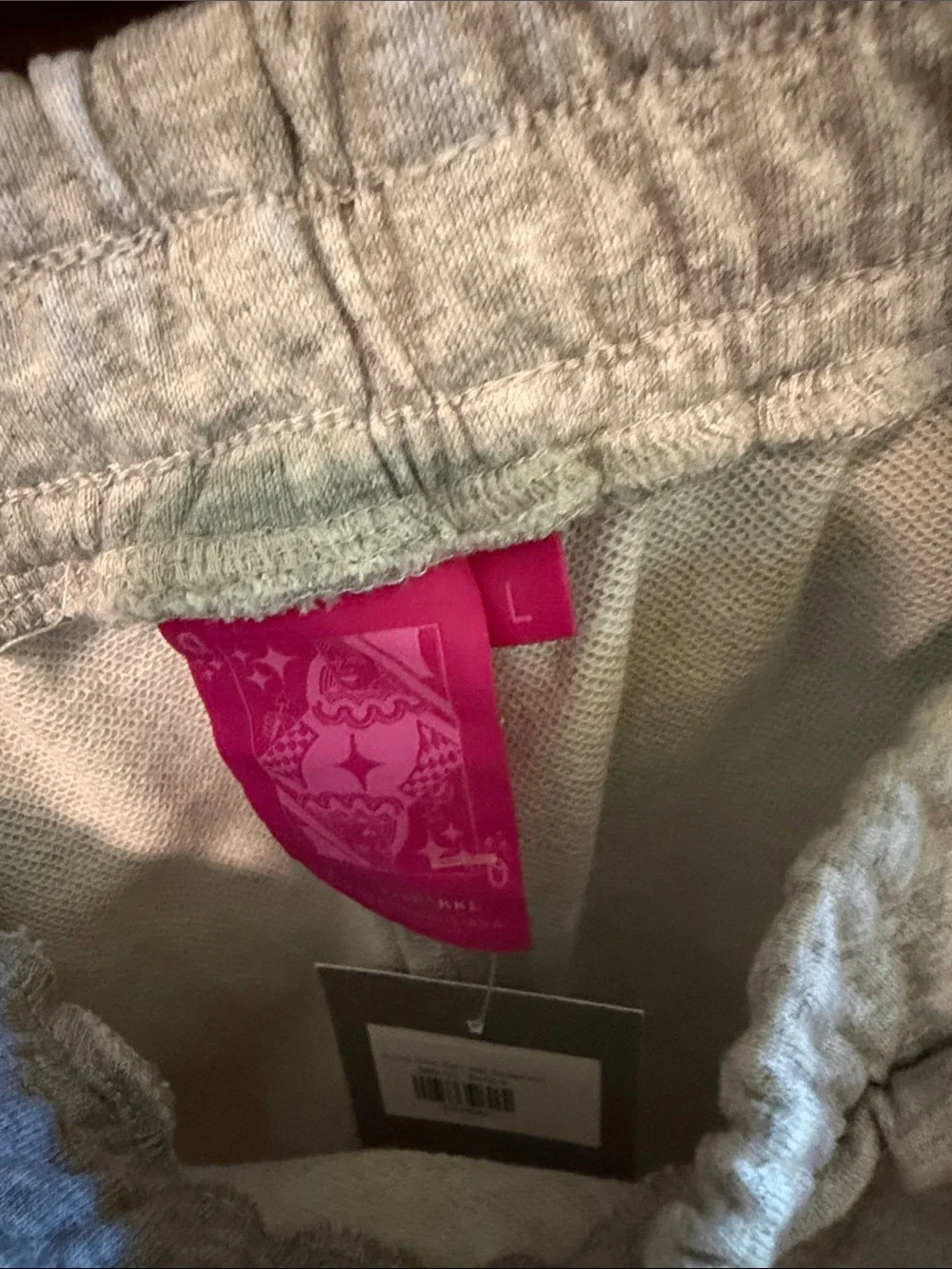 Queen of Sparkles gray rodeo shorts NWT Lary